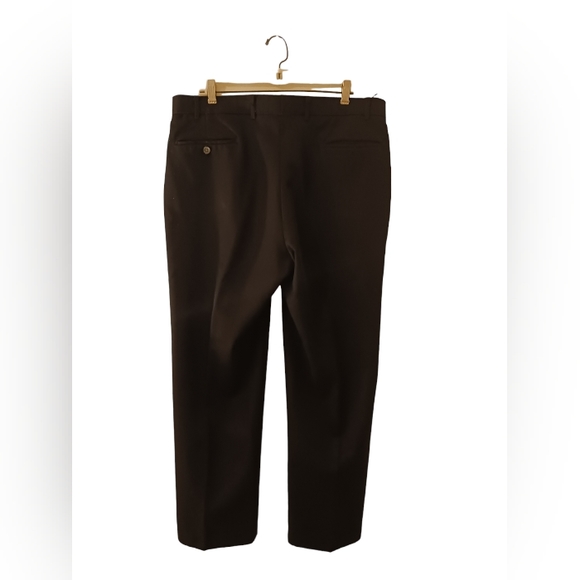 Levi's Men's Black Action Slacks Size 38" x 30" 100% Polyester Dress Pants - Picture 3 of 3